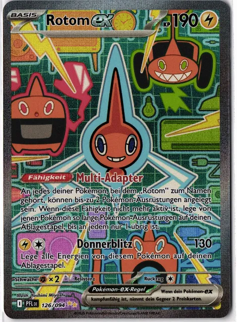 Rotom-ex Phantasmal Flames 126/094 Vorderseite